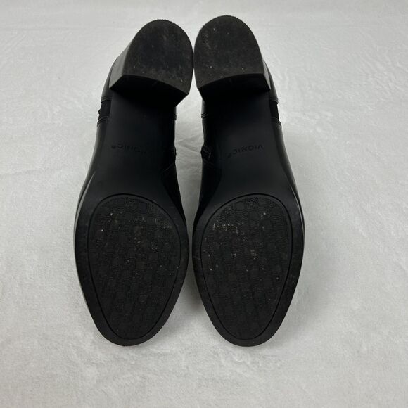 Vionic Boots Womens Size 10 Black Nella Ankle Block Heel Side Zip I7817L1001 - Picture 9 of 14